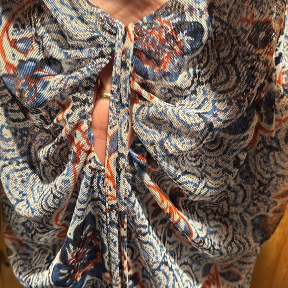 New MISA midi ruched floral dress - Picture 5 of 11